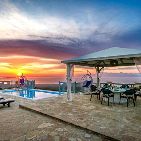 Villa Orizontas Corfu, Private Villa With Breathtaking Views Loutses Eksteriør billede