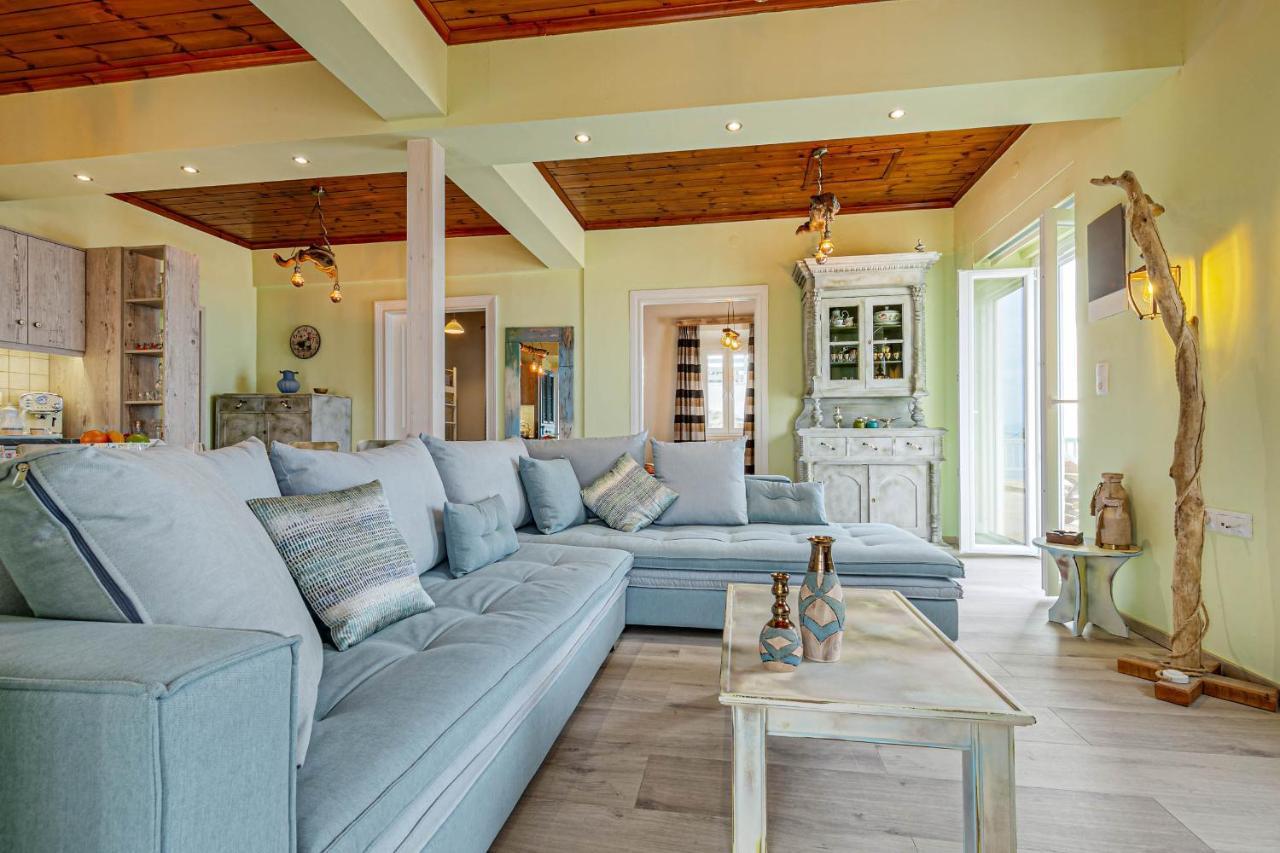 Villa Orizontas Corfu, Private Villa With Breathtaking Views Loutses Eksteriør billede